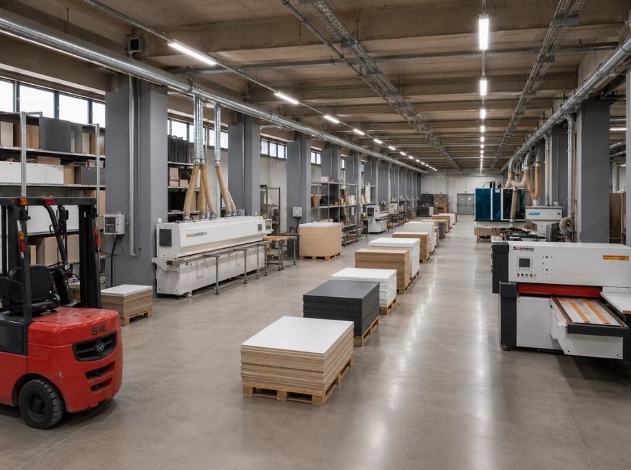 İDEMA factory — CNC line