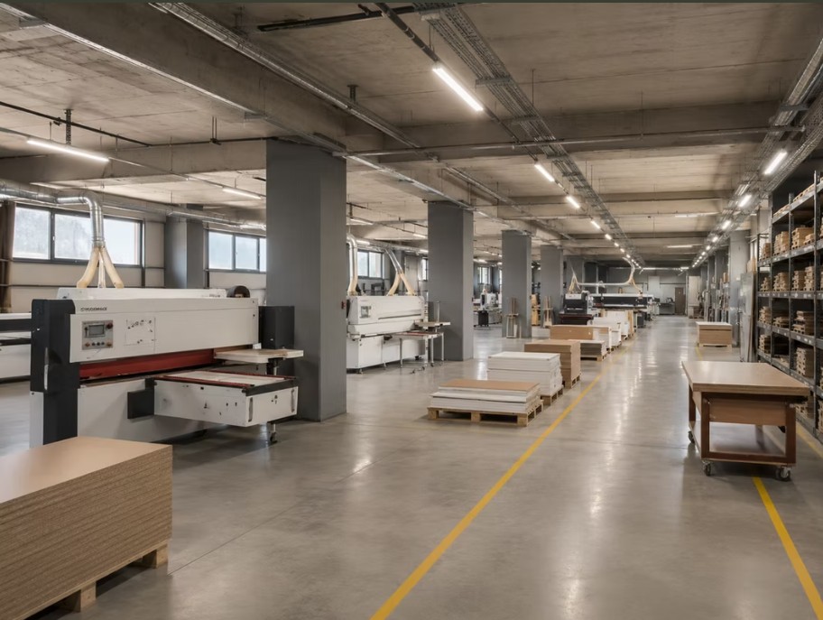 İDEMA factory — production floor
