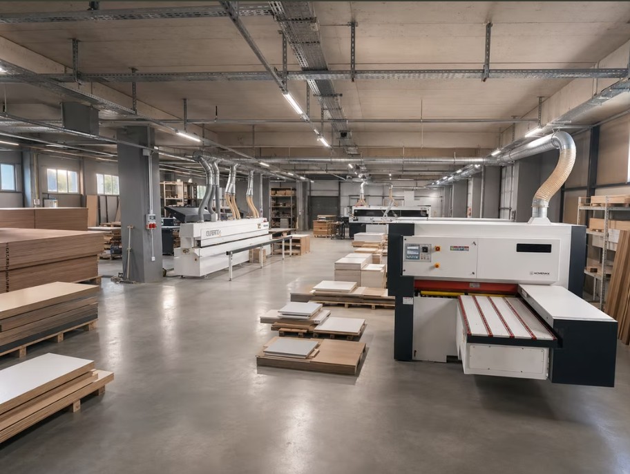İDEMA factory — production line